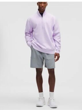 Lululemon Men's Steady State Half Zip XL Lavender EUC